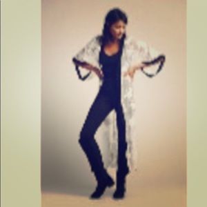 NWOT Free people white kimono